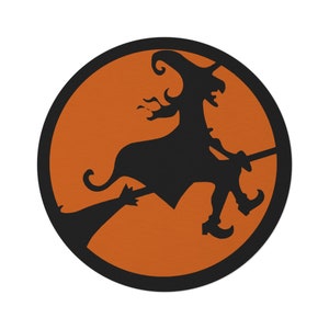 Tapis rond sorcière d&#39;Halloween