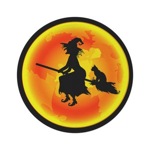 Tapis rond sorcière d&#39;Halloween