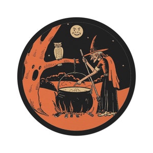 Tapis rond sorcière d&#39;Halloween