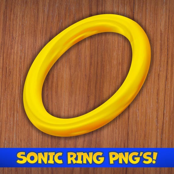 ソニックスタイルリング PNG | クラフト、ケーキトッパー、パーティー