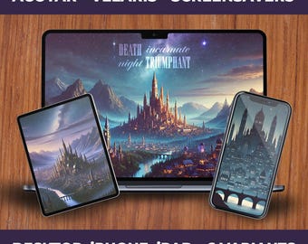 Velaris City Screensaver: Acotar Inspired iPhone, iPad, Desktop (Digital Download)