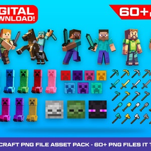 Mine PNG-Bundle, Mine Steve, Mine Clipart, Mine PNG, PNG, Handwerk Clipart, Clipart, Mine, Gaming, Mining PNG - 60+ Dateien