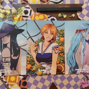 Robin, Vivi, Nami - UNE PIÈCE [IMPRIMÉS]
