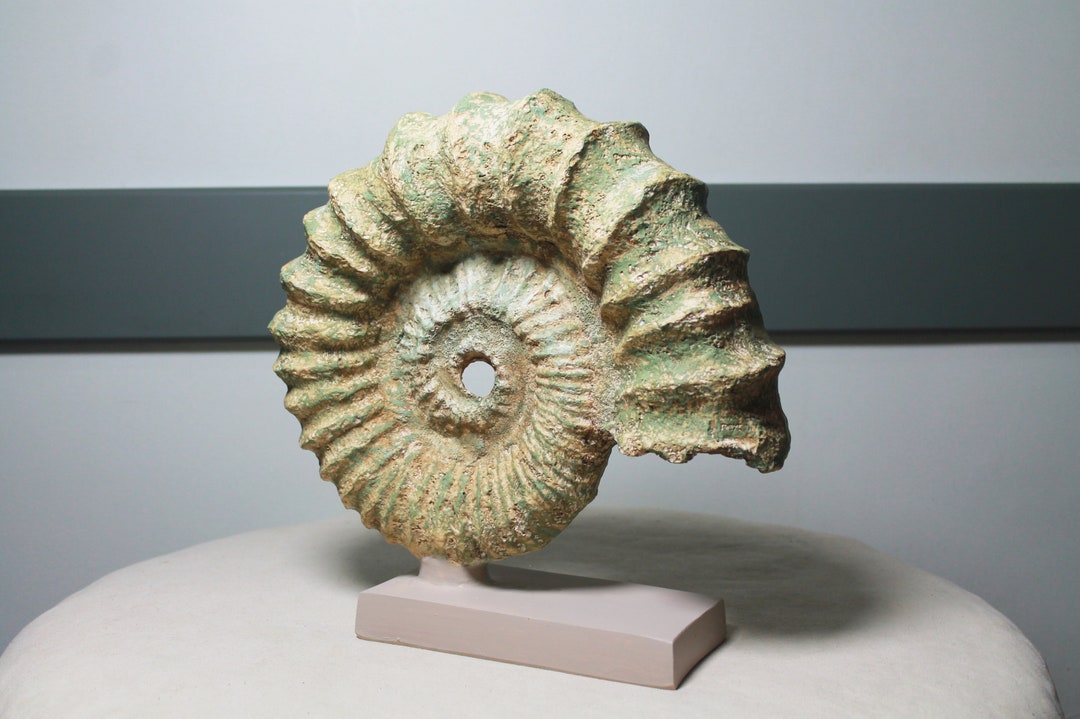 Sea Shell Art, Sea Shell Sculpture, Seashell Decorative Object, Conch ...