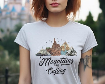 Disney Parks The Mountains Are Calling - Thunder Space Splash - Magic Kingdom Unisex T-shirt