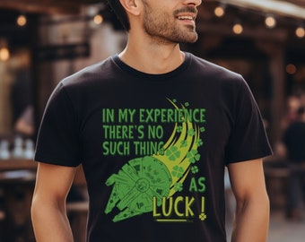 The Falcon - No Such Thing As Luck T-Shirt  - St Patricks Day Shirt