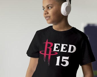 Youth Rocket Reed 15 T-Shirt - Houston Rockets Reed Sheppard