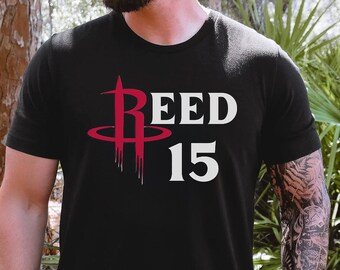 Rocket Reed 15 T-Shirt - Houston Rockets Reed Sheppard