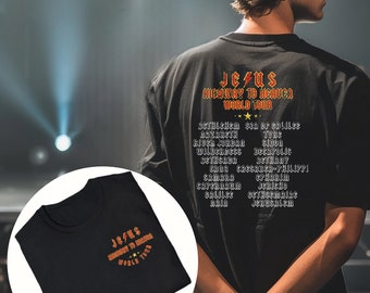Jesus Concert Tour T-Shirt - Jesus Highway to Heaven World Tour Shirt