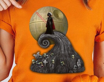 Star Wars Nightmare Before Christmas T-Shirt | Disney Shirts | Star Wars Shirt | Darth Vader - Jack Skellington