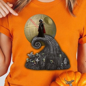 Star Wars Nightmare Before Christmas T-Shirt | Disney Shirts | Star Wars Shirt | Darth Vader - Jack Skellington image 1