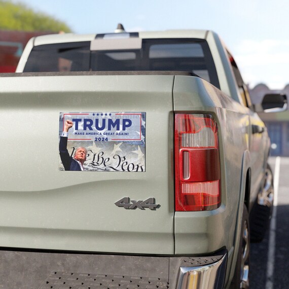 2 Pack Fuck Trump And Fuck You For Voting For Him Anti Trump Car Magnet Auto Truck Fridge Magnetic Decal Bumper Magnet