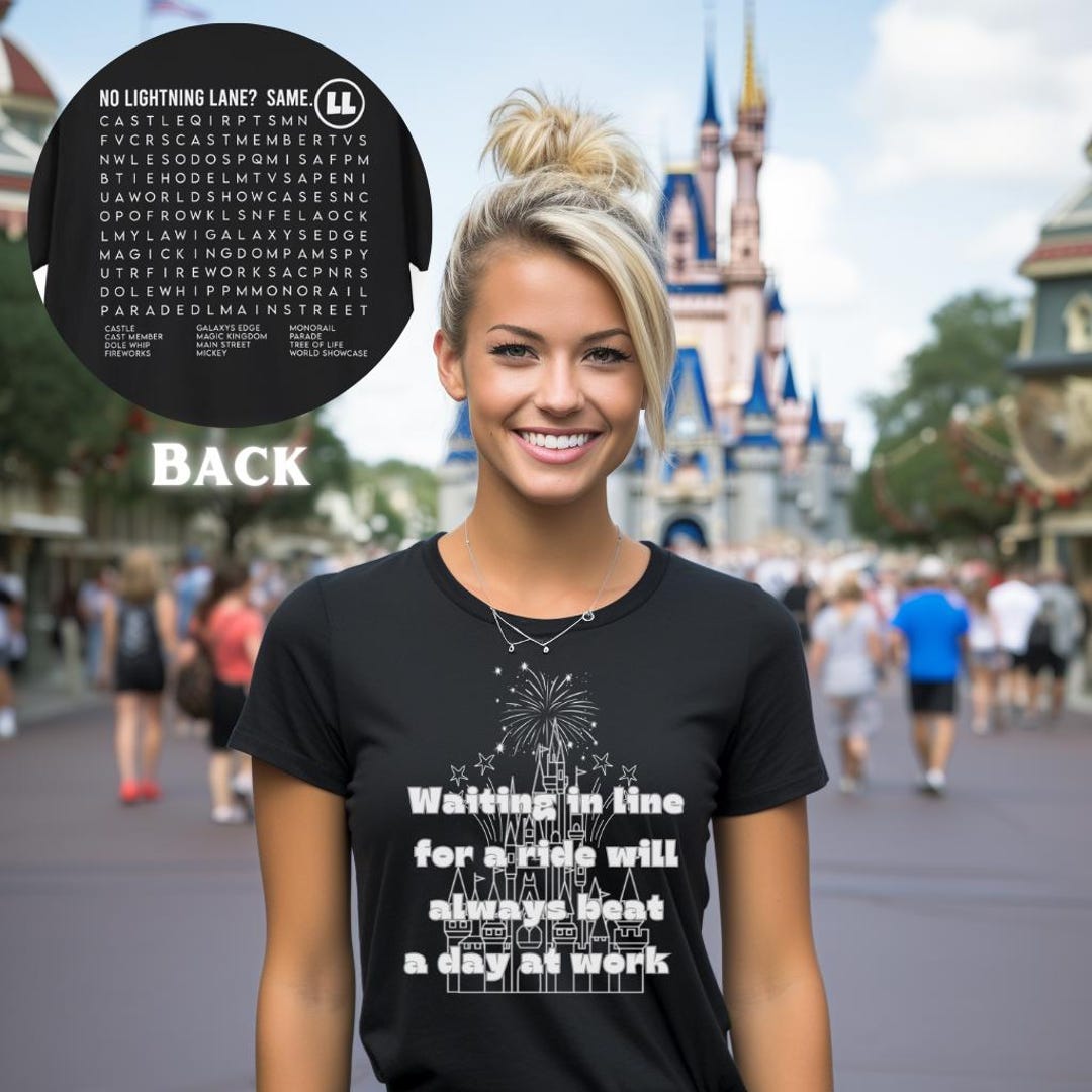 Interactive Disneyland|disney World T-shirt - Fun Word Search Puzzle ...