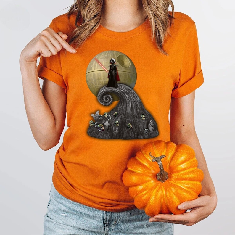 Star Wars Nightmare Before Christmas T-Shirt | Disney Shirts | Star Wars Shirt | Darth Vader - Jack Skellington image 1