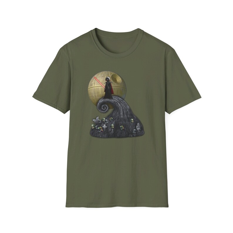 Star Wars Nightmare Before Christmas T-Shirt | Disney Shirts | Star Wars Shirt | Darth Vader - Jack Skellington image 4