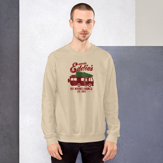 Weihnachtsferien Sweatshirt, Cousin Eddies RV Wartung, lustiger