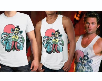 Fu Manchu T-Shirt - Kurt Russell 80s Shirt - Big Trouble in Little China Tee Shirt