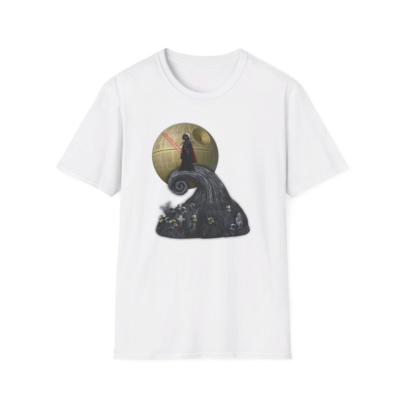 Star Wars Nightmare Before Christmas T-Shirt | Disney Shirts | Star Wars Shirt | Darth Vader - Jack Skellington image 2