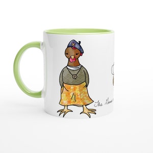 Taza de cerámica linda del pollo 11oz