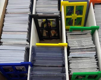 DualFit Universal Card Dividers 5 Pack - Vertical and Horizontal Storage | 3D Printed