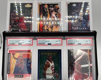 Expositor para tarjetas PSA Graded Card Stadium con capacidad para 6 cápsulas / Impreso en 3D