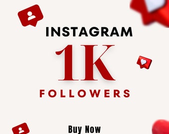 1000 Instagram Followers, Grow Instagram Lifetime Refill