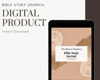 Studium Biblii Mateusza PDF | Cyfrowy Ćwiczenie Biblii | Wydrukowany Dziennik Pisma Świętego | Planer Wiary | Rozważania Goodnotes | Studium Biblii PDF