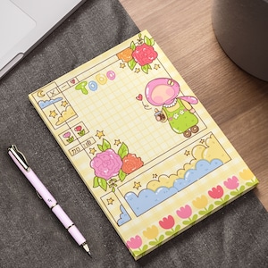 Cute To-Do List Kawaii Sticky Notes Cute Planner Notes Memo Pad NotePad For Students Notepad For Teachers Cute Bujo Supplies Bujo Stickers