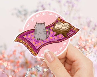 Cat Sticker Salah Mat Prayer Mat Islamic Stickers For Ramadan Eid Gifts For Friend Sticker For Planner Journaling Muslimah Stickers