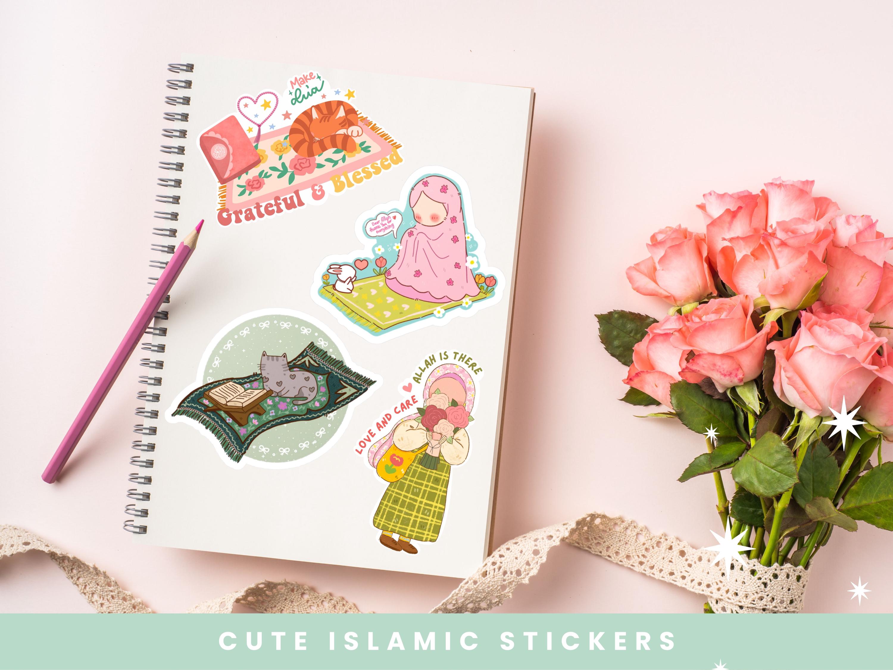 Islamic Stickers Sheet Muslim Stickers Hijabi Stickers Ramadan Stickers ...