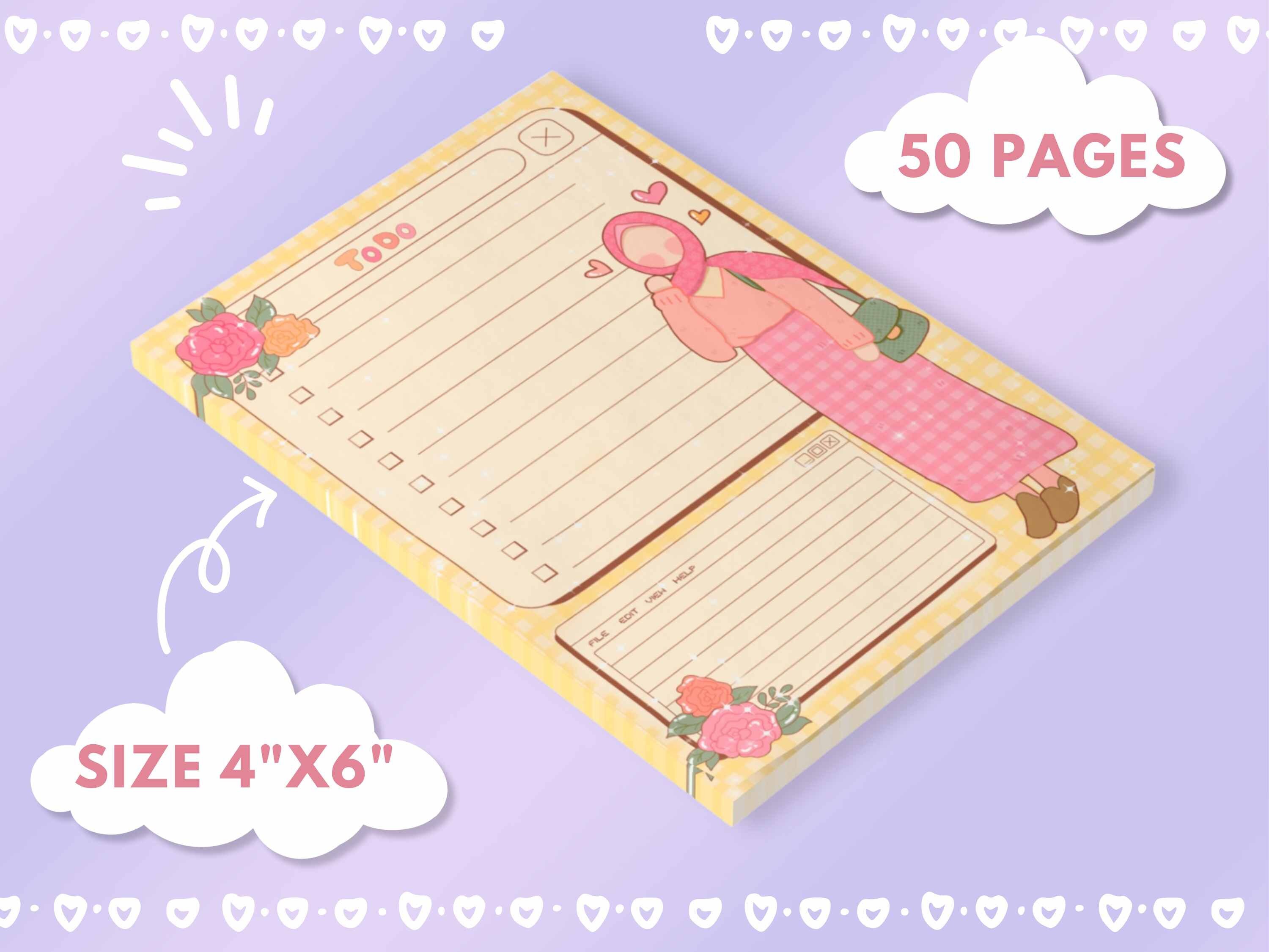 Cut Memo Pad Muslim Planner Islamic Journal Islamic Sticky Note Islamic ...
