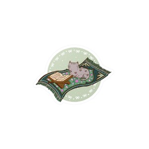 Cat Sticker Salah Islamic Stickers for Laptop Salah Prayer Islamic Art Ramadan Gift Salah Mat Rug Salah Gift image 2