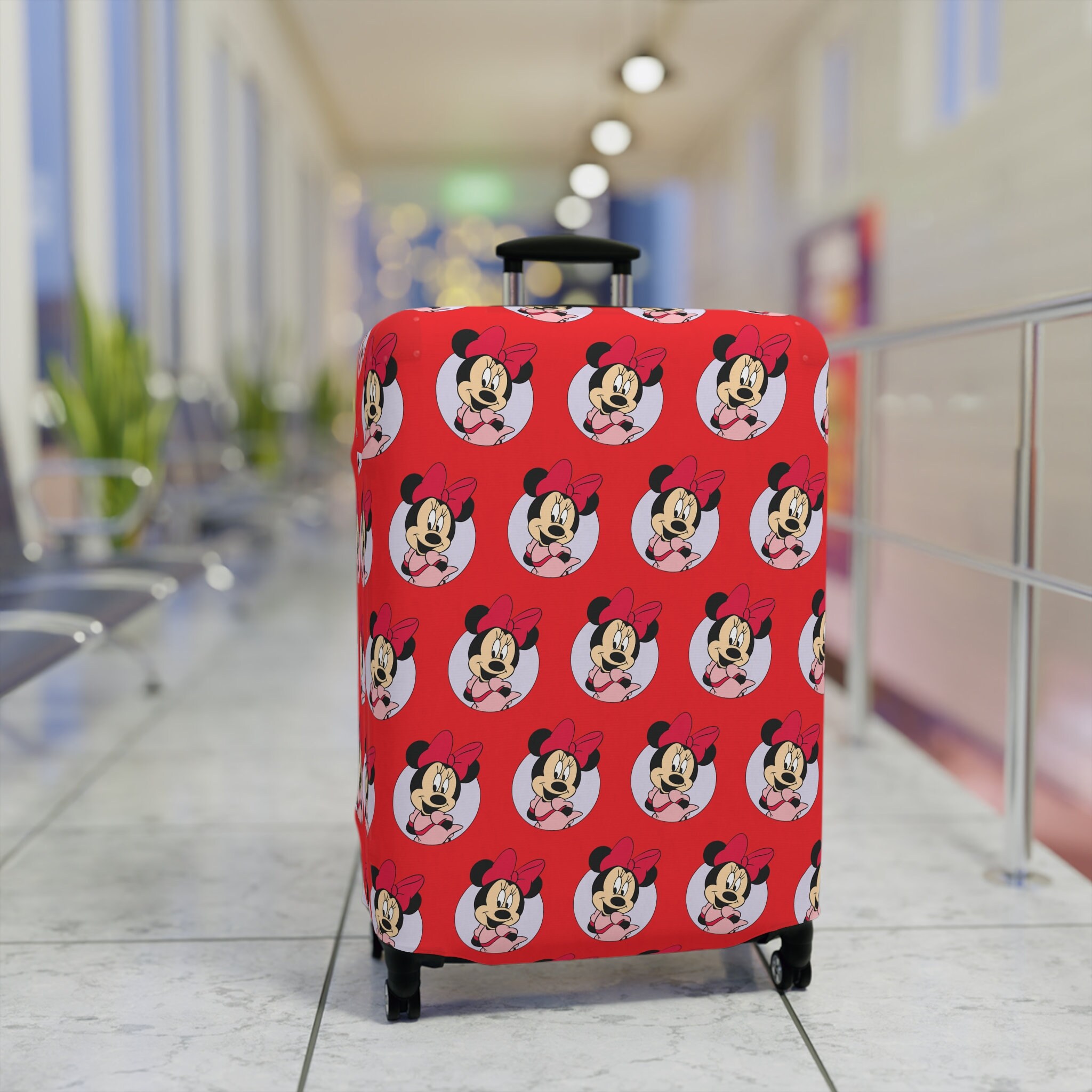 Minnie Mouse Circle Luggage Cover