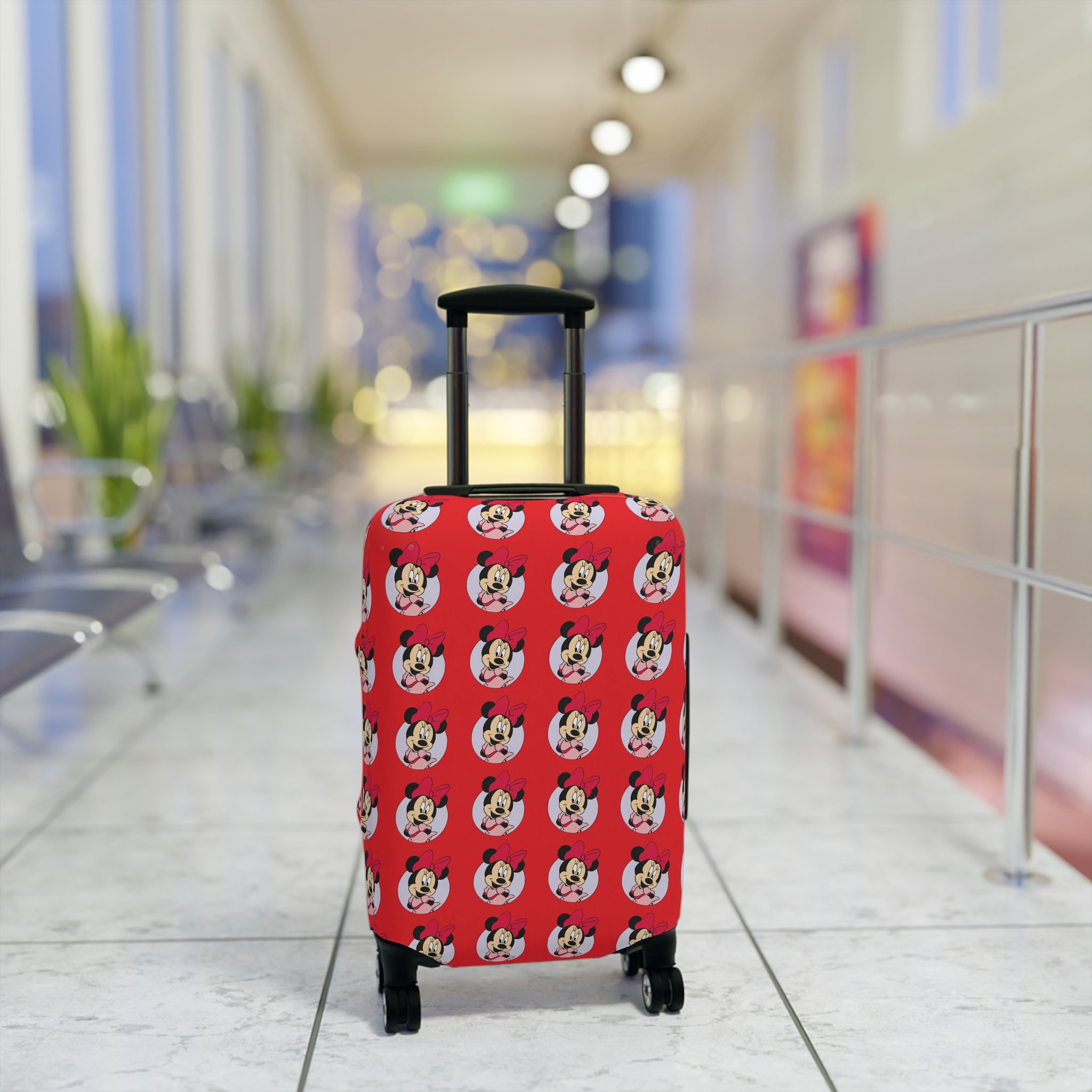 Discover Minnie Mouse Circle Luggage Cover