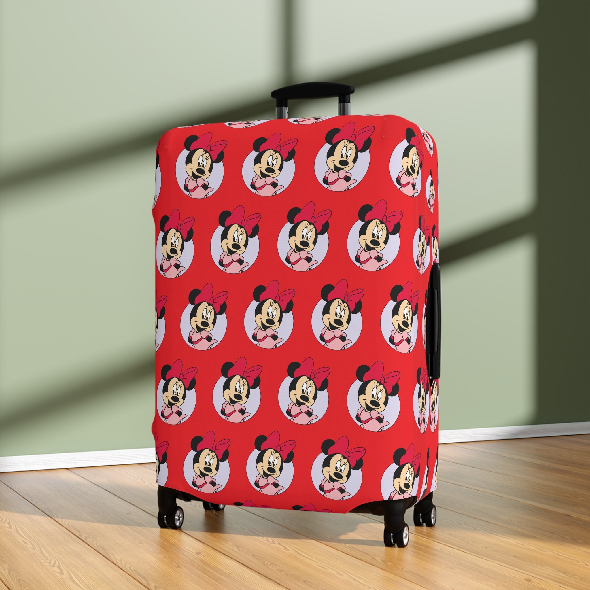 Minnie Mouse Circle Luggage Cover