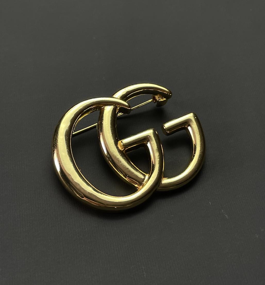 GUCCI グッチ　アンティーク調ブローチ 753794_J1D50_8006_001_100_0000