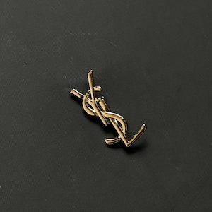 Amazing Vintage Yves Saint Laurent Gold Tone Brooch