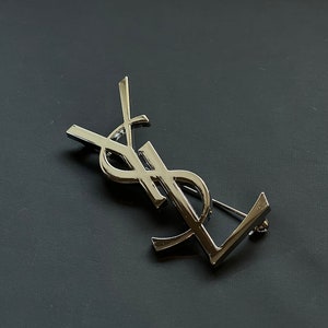 Wonderful Vintage Yves Saint Laurent Silver Brooch