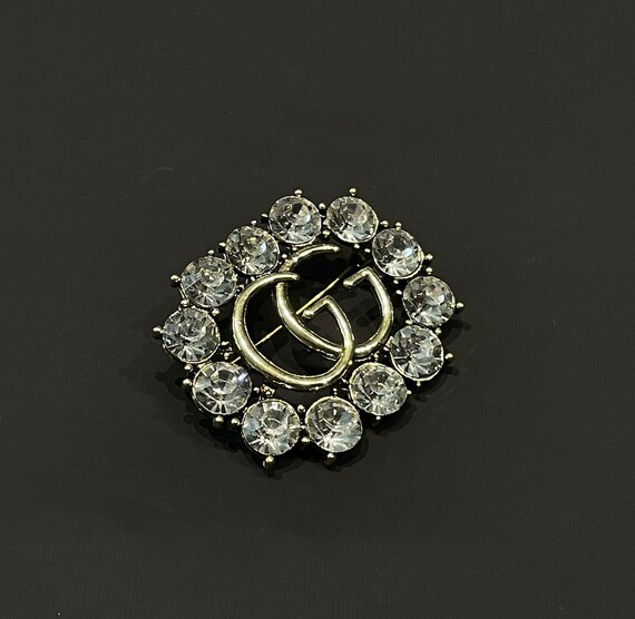 Vintage gucci gold brooch - Gem Vintage gucci gold brooch - Gem
