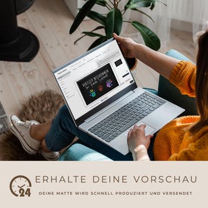 Personlig dörrmatta som avskedspresent till dagis | Vacker personlig dagispresent till lärare och barn med namn bild 7