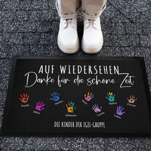 Personlig dörrmatta som avskedspresent till dagis | Vacker personlig dagispresent till lärare och barn med namn bild 3