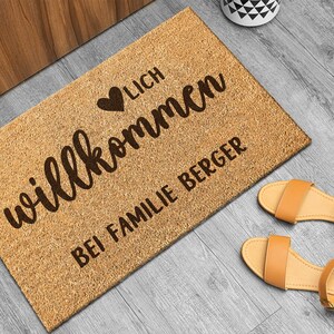Personalized Doormat Black Our Home Couples Mat Housewarming Gift ...