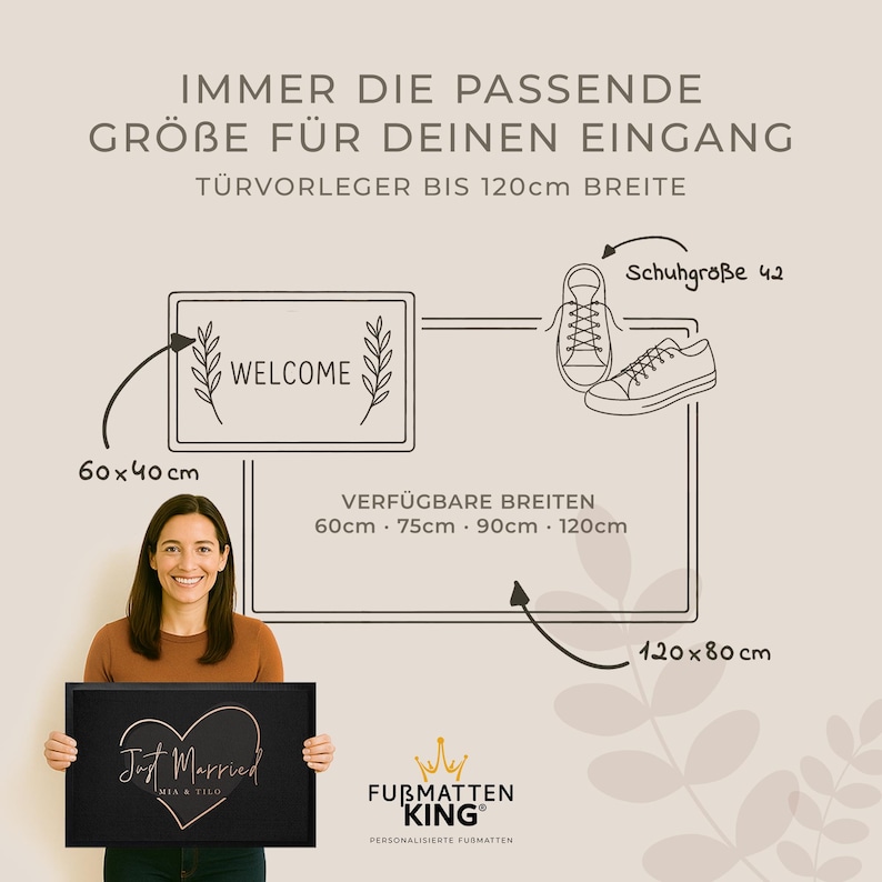 Personlig dörrmatta som avskedspresent till dagis | Vacker personlig dagispresent till lärare och barn med namn bild 5