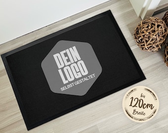 Paillasson avec logo | Paillasson personnalisé avec votre logo | Logo d'entreprise | Créez votre propre paillasson | Cadeau personnalisé