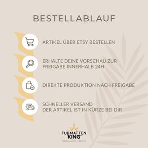 Personlig dörrmatta som avskedspresent till dagis | Vacker personlig dagispresent till lärare och barn med namn bild 8