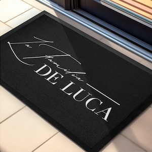 Doormat gift personalized 60 x 40 cm | Doormat with family name | Housewarming gift, Christmas gift, housewarming gift personal