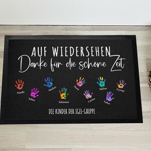 Personlig dörrmatta som avskedspresent till dagis | Vacker personlig dagispresent till lärare och barn med namn bild 2