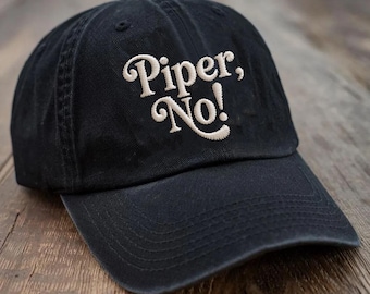 Embroidered Piper No The Lotus Hat, Joke Humor The Lotus Hat, Trending Viral Funny Hat, The Lotus, Funny Internet Meme Hat