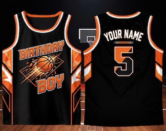 Personalized Kids Basketball Tank Top Jersey, Birthday Boy Basketball Jersey, Custom Basketball Jersey, Toddler Basketball Tank Top Jersey