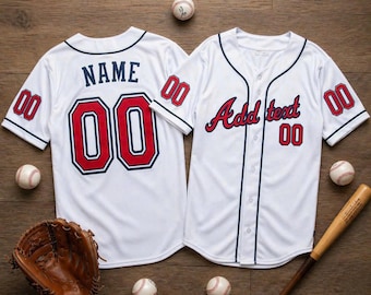 Personalized Team Name And Number Baseball Jersey, Custom Baseball Jersey Shirt, Family Baseball Jersey Uniform For Sport Fan Team Shirt